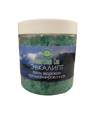Соль морская ароматизированная "эвкалипт", 550 г