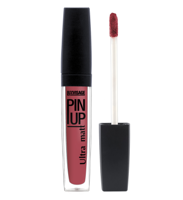 Матовый блеск для губ № 34 Vintage rose, PIN-UP ultra matt, LuxVisage, 5 г