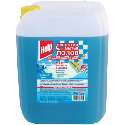 Средство для мытья полов всех типов Морской бриз, 5 л
