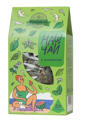 Чай С мелиссой Наш чай в пирамидках, 20 шт., 50 г