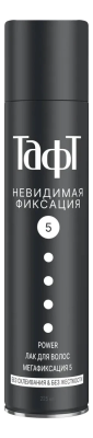 Лак для волос Power Невидимая фиксация №5, Taft, 225 мл