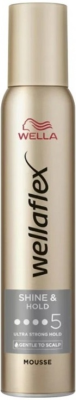 Мусс для волос Shine & Hold Блеск и фиксация, WELLA, 200 мл