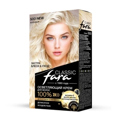 Стойкая крем-краска для волос Осветляющая, Classic № 500 Блондор