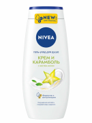 Крем-гель для душа Карамболь с маслом монои, Nivea, 250 мл