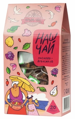 Чай Плодово-ягодный Наш чай в пирамидках, 20 шт., 50 г
