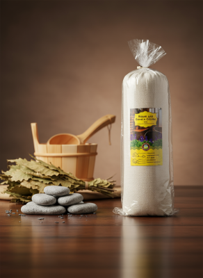 Валик для бани и сауны для ароматерапии травами 35*10 см