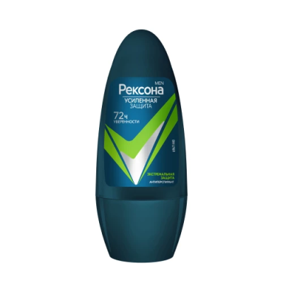 Антиперспирант шариковый мужской Экстремальная защита, Rexona, 50 мл