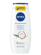Крем-гель для душа Кокос с маслом жожоба, Nivea, 250 мл