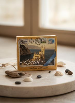 Сувенирный набор крымского мыла Ялта, Ласточкино гнездо, 100 г (2 шт по 50 г)