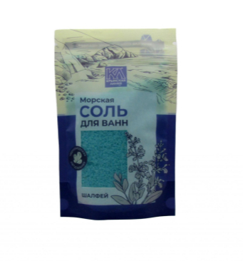 Соль для ванн Шалфей морская, 250 г