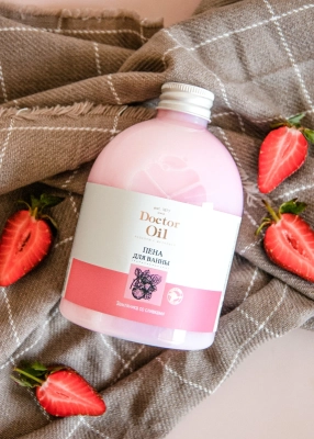 Пена для ванны Земляника со сливками, 500 мл