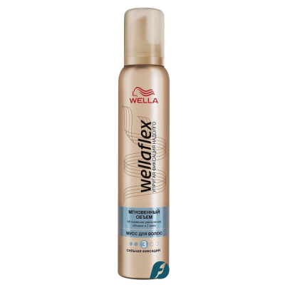 Мусс для укладки волос Instant Volume, WELLA, 200 мл