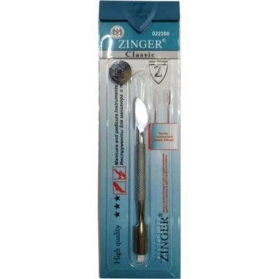 Палочка маникюрная с топориком, серебряная, zo B-150-1-S-10