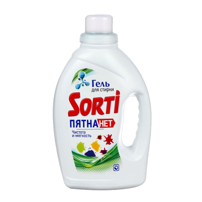 Гель для стирки SORTI Пятен Нет, 1,2 л