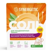 Соль для посудомоечных машин Synergetic, 1500 г