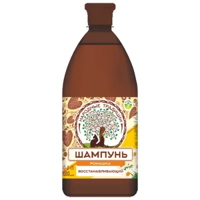 Шампунь восстанавливающий Флора с экстрактом ромашки, 1000 мл