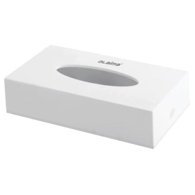 Диспенсер для косметических салфеток LAIMA CLASSIC, настольный/настенный, пластиковый, белый