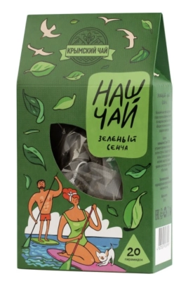 Чай Зелёный сенча Наш чай в пирамидках, 20 шт., 50 г