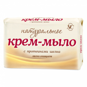 Натуральное Крем-мыло с протеинами шелка 90г