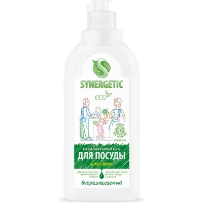 Средство для мытья посуды Synergetic Алоэ, 500 мл