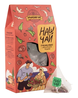 Чай Гречишный с крымской розой Наш чай в пирамидках, 20 шт., 50 г