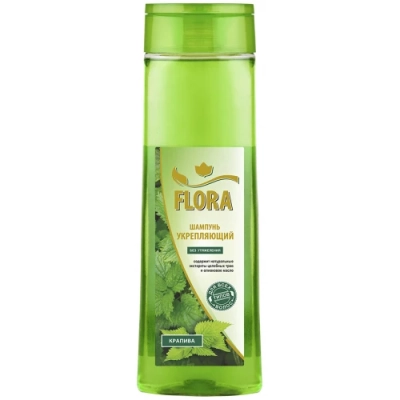 Шампунь укрепляющий Флора с экстрактом крапивы, 400 мл