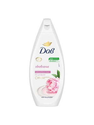 Крем-гель для душа Сливочная ваниль и пион, Dove, 250 мл
