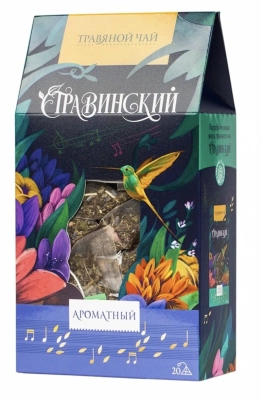 Чай травяной Ароматный Травинский в пирамидках, 20 шт., 50 г