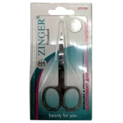 Ножницы маникюрные для ногтей закругленные, широкие, серебряные, zs B-116-S