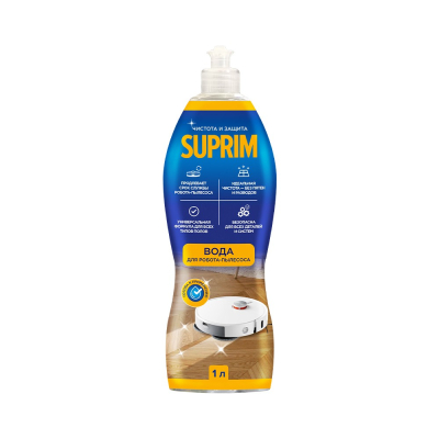 Моющее средство Suprim Вода для робота-пылесоса 1л