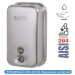 Дозатор для жидкого мыла LAIMA PROFESSIONAL INOX, 1 л, нержавеющая сталь, матовый