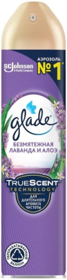 Освежитель воздуха Безмятежная лаванда и алоэ, Glade, 300 мл