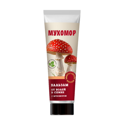 Бальзам от болей в спине с Мухомором, 90 г