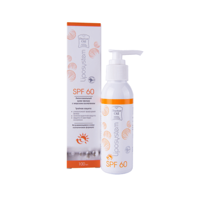 Липосомальный Крем-фильтр нативной органической солнцезащитный liposystem SPF 60, 100мл