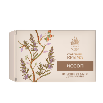 Мыло "Иссоп" мужское алуштинское, 75 гр