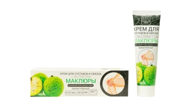 Крем для суставов и связок Биоактивный с экстрактом маклюры и вытяжкой грязи Сакского озера, 100 мл