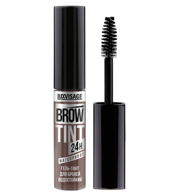 Гель-тинт для бровей водостойкий № 103 Ash Brown, Tint Waterproof 24H, LuxVisage, 5 г