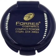 Компактная пудра для лица № 01 Слоновая кость, 3012 A, Farres