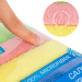Салфетка из МИКРОФИБРЫ универсальная 40х40 см, КОМПЛЕКТ 4 шт., MULTI PRO COLOUR, 280 г/м2, LAIMA