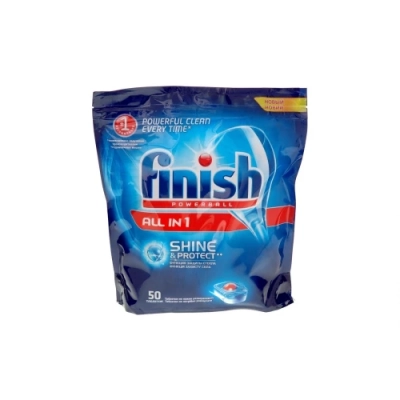 Таблетки для посудомоечных машин Power All in 1, Calgonit Finish, 50 шт