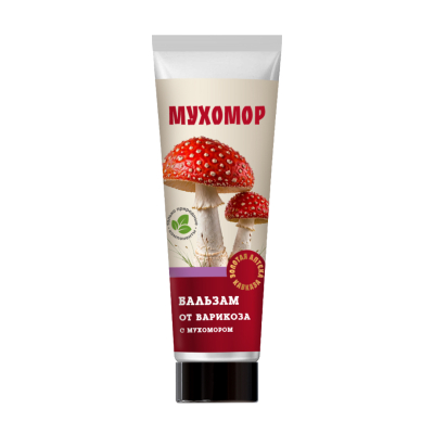Бальзам от варикоза с Мухомором, 90 г