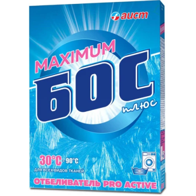 Порошковый отбеливатель Бос плюс Maximum 3в1, Аист, 500 г