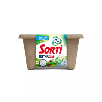 Капсулы для стирки Пятна Нет, Sorti, 10 капсул