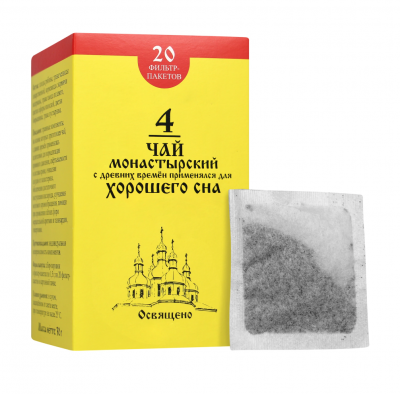 Чай №4 Для хорошего сна Архыз, 20 пакетиков по 30 г