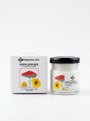Крем для век с мухомором от морщин и отеков, 30 мл