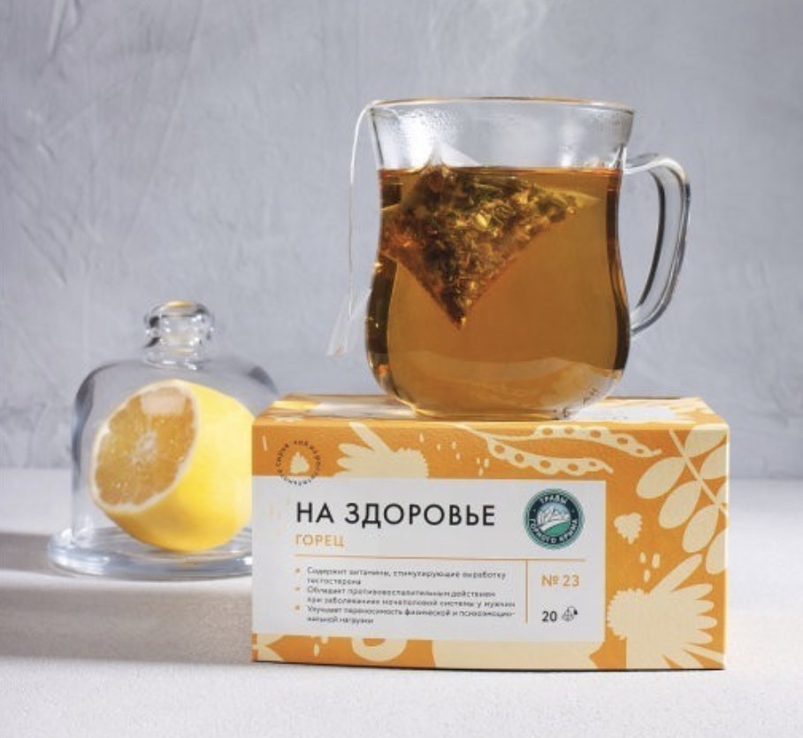 Чайный напиток На Здоровье "Горец" №23 для мужской силы, 50 гр (20 ...