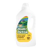Гель для стирки Универсальный биоразлагаемый Dom Detox, 1,5 л