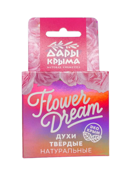 Твёрдые духи Flower Dream, 10 г (Дары Крыма), купить в Мск, СПб и др ...