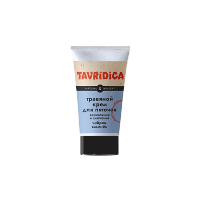 Крем травяной для пяточек Заживление и смягчение, чабрец и василек, TAVRIDICA, 50 г