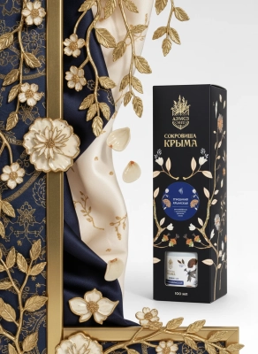 Аромадиффузор "Глициния Крымская" для дома с палочками, 100 мл